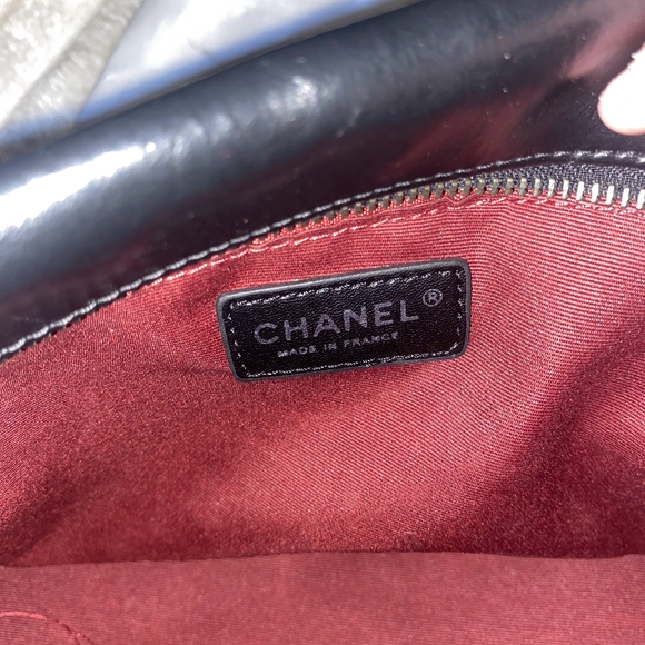 Chanel black logo satchel - Picture 5 of 7